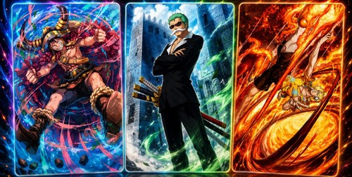One piece card - piece,