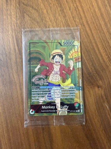Carta one piece rufy leader - carta,