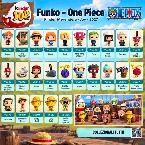 Sorpresa kinder joy one piece - kinder,